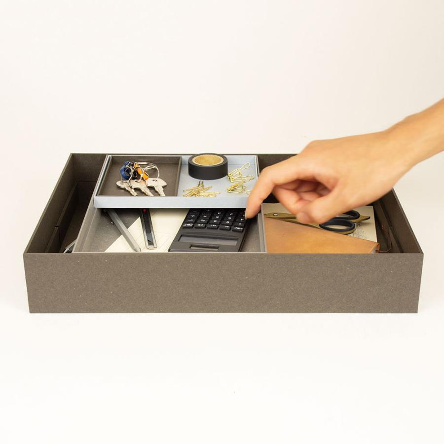 ナカバヤシ haconia卓上トレー A6 グレー HCN-TTLA6GY | ブランド登録なし | 02