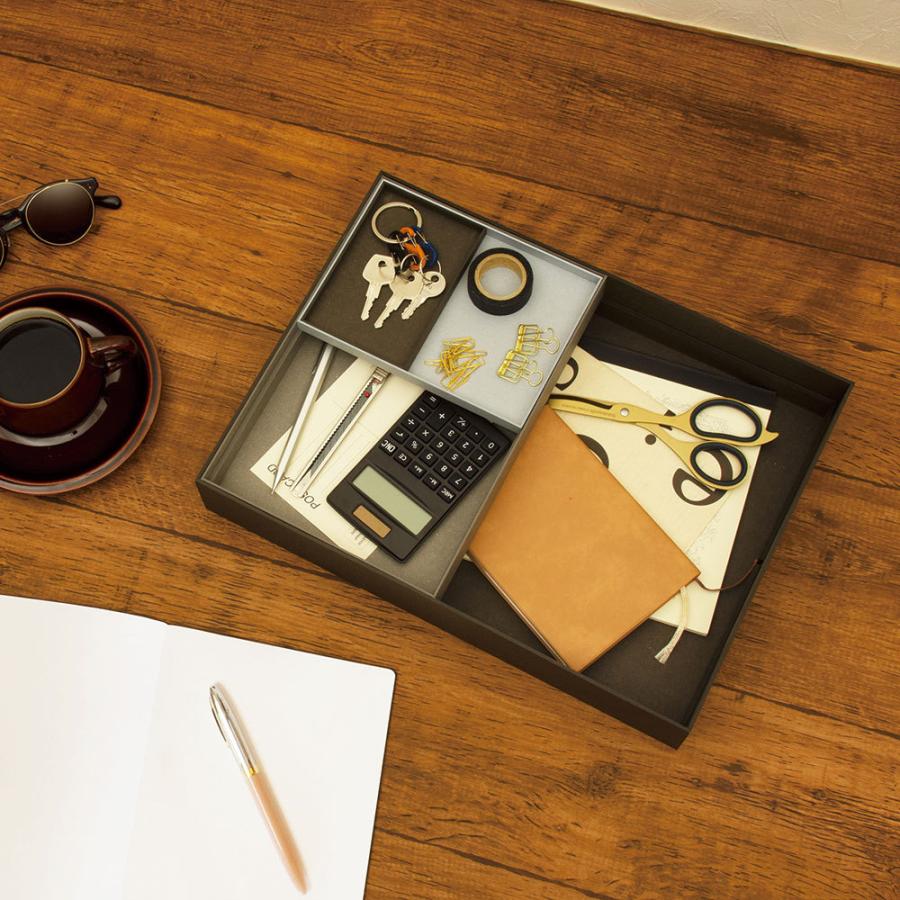 【欠品中:納期未定 入荷次第発送】ナカバヤシ haconia卓上トレー A5 グレー HCN-TTLA5GY | ブランド登録なし | 01