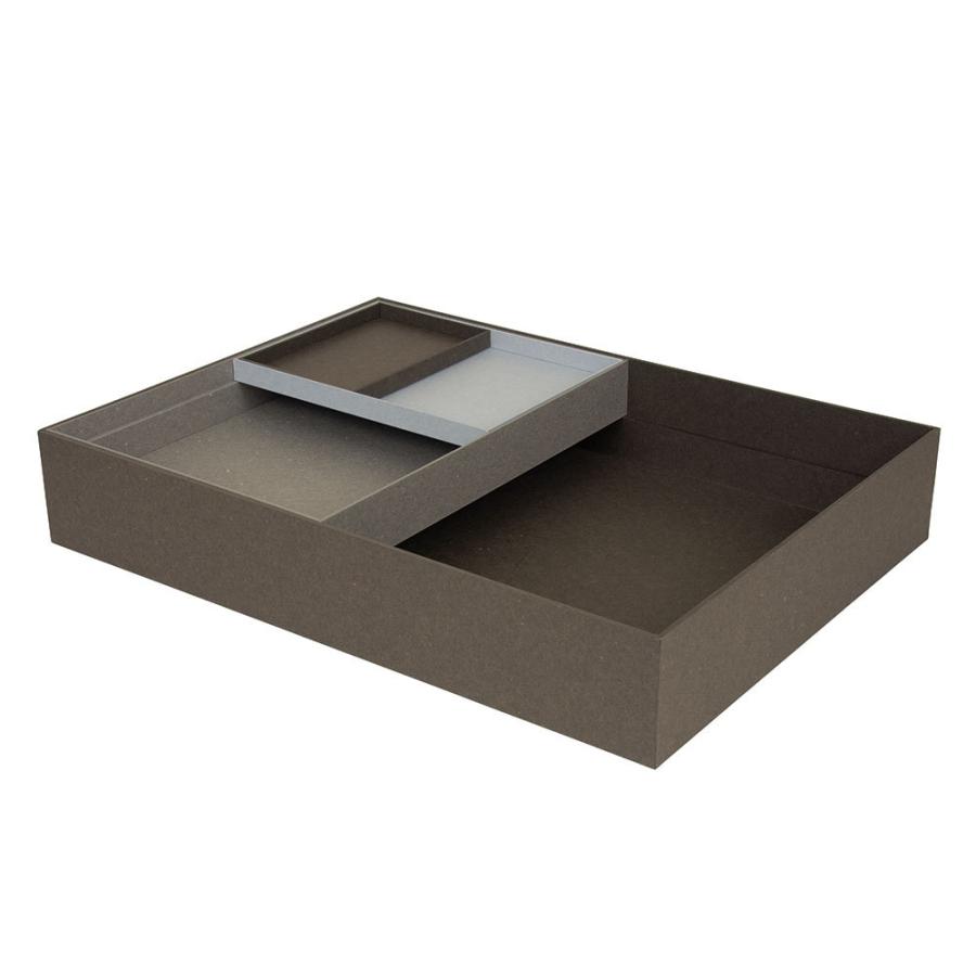 ナカバヤシ haconia卓上トレー A4 グレー HCN-TTLA4GY | ブランド登録なし