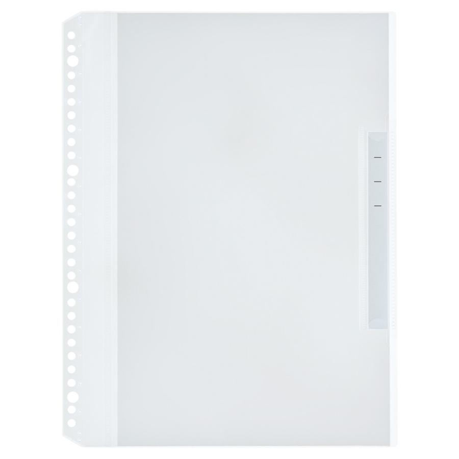 プラス PLUS リフィール式クリアーファイル ヨコ入れ 6ポケット (2・4・30穴共用) クリアー RE-202CF | PLUS