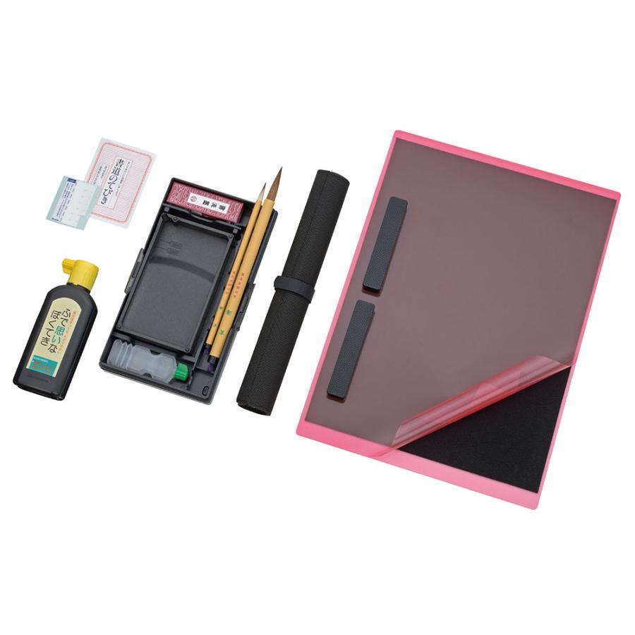 ＜呉竹＞ 書道セット ブラウン×ライトブルー GA451-11 | 呉竹 | 04