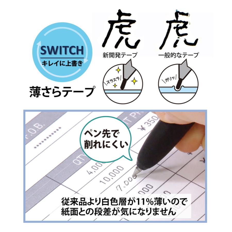 プラス(PLUS) ホワイパースイッチ 本体 抗菌仕様 修正テープ 5mm幅 簡易包装 WH-1515-AB 51-739 | PLUS | 05