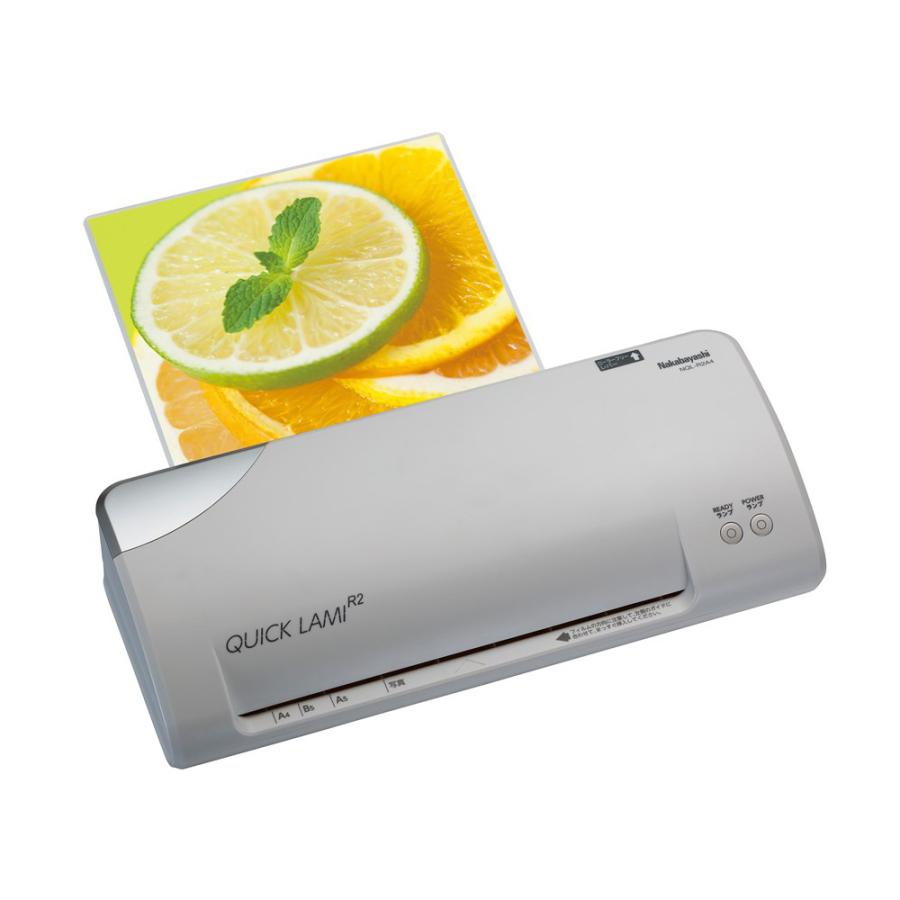 ナカバヤシ nakabayashi パーソナルラミネータ クイックラミR2 A4 ライトグレー | ナカバヤシ | 01