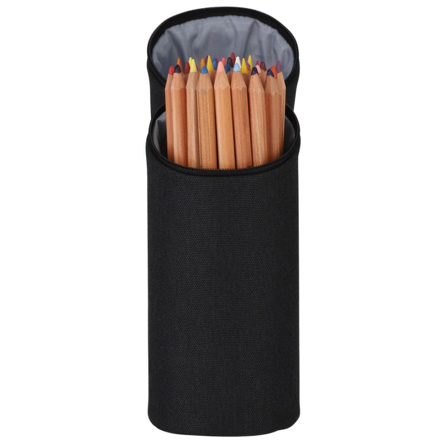 マルマン maruman 色鉛筆画 スターターセット ポーチ黒 SVCP36-05 | maruman | 03