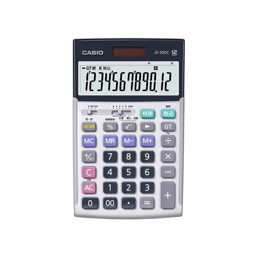 カシオ CASIO 5年間のゴールド保証・日数時間計算機能 ジャストタイプ JS-20DC-N | CASIO