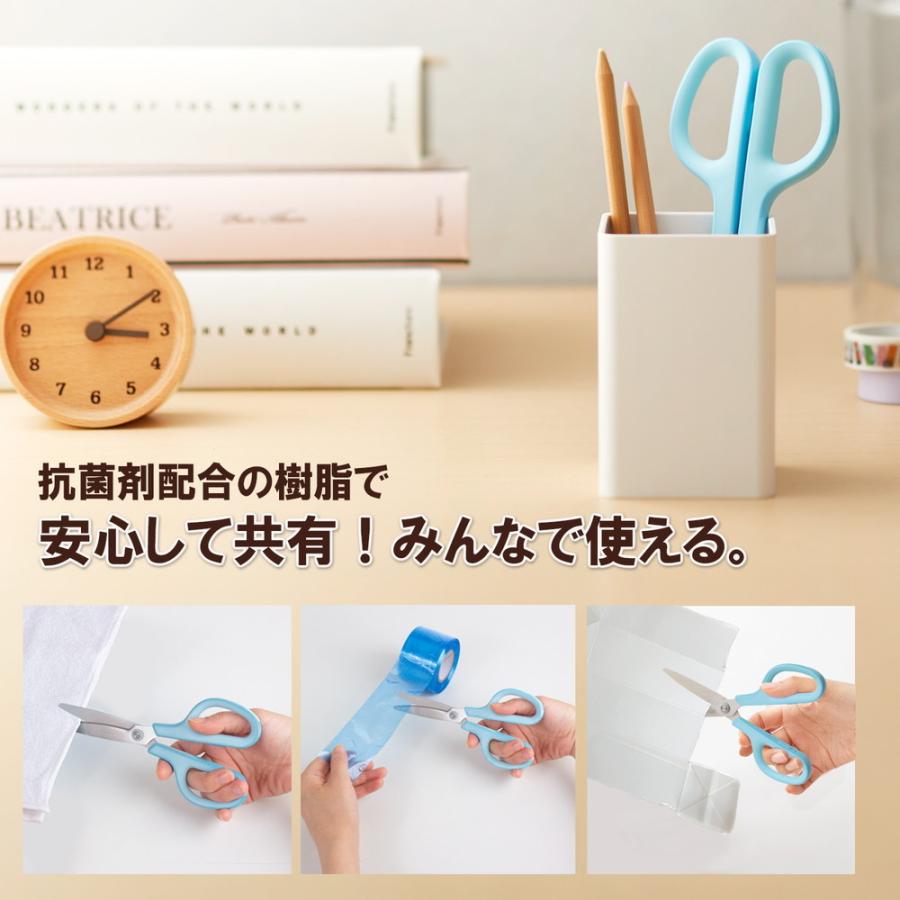プラス PLUS はさみ フィットカットカーブ スタンダード 抗菌グリップ ブルー SC-175S-AB 35-736 | PLUS | 05