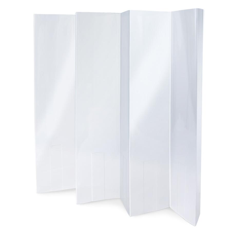 プラス(PLUS) 屏風型 パーテーション 透明タイプ BDP-55R-CL 428-698 | PLUS