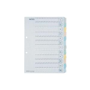 キングジム＜KING JIM＞ カラーインデックスＡ４−Ｓ １２山タイプ 907-12Y | KING JIM