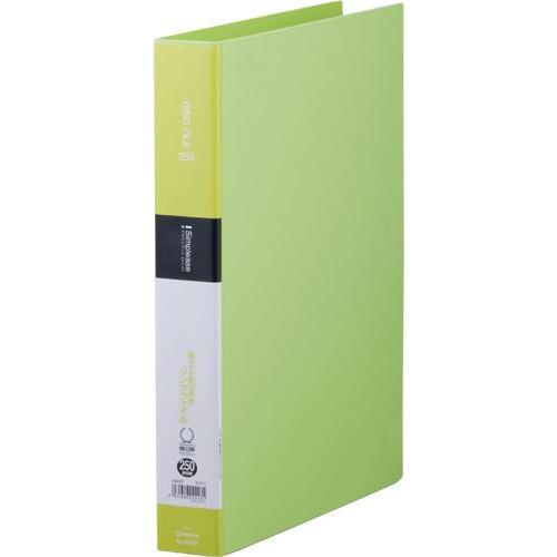 【欠品中:納期未定 入荷次第発送】キングジム＜KING JIM＞ シンプリーズ リングファイル Ａ４Ｓ 黄緑 642SPキミ | KING JIM