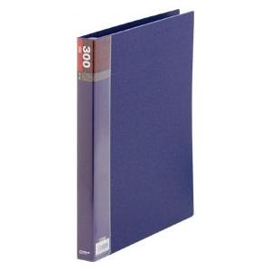 キングジム＜KING JIM＞ 名刺ホルダーＡ４−Ｓ　３０穴　39アオ | KING JIM