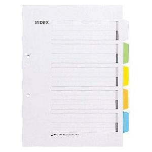 キングジム＜KING JIM＞ カラーインデックス Ａ４Ｓ （２穴） 907G | KING JIM