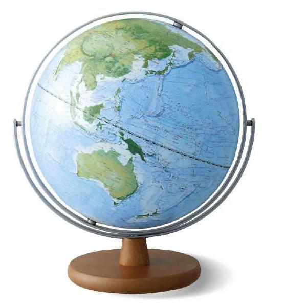 レイメイ藤井(Raymay) 土地被覆タイプ地球儀(全回転)　30cm　OYV260　「地球地図プロジェクト」モデル　地球儀スケール付 | 