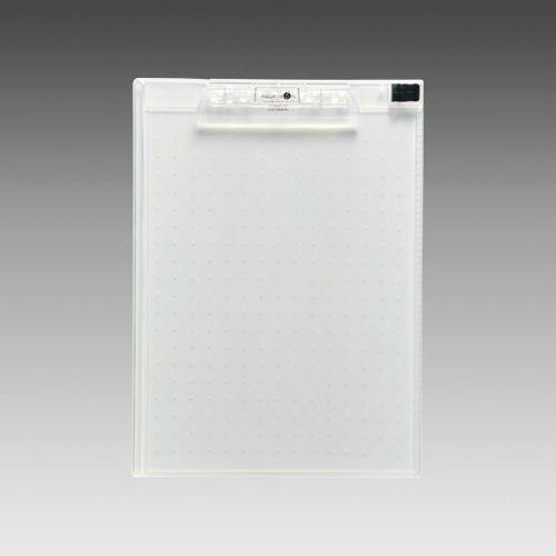 LIHIT LAB.＜リヒトラブ＞ AQUA DROPs＜アクア ドロップス＞ クリップボード A4サイズ・E型(タテ型) クリスタル A5010-25(A-5010-25) | 