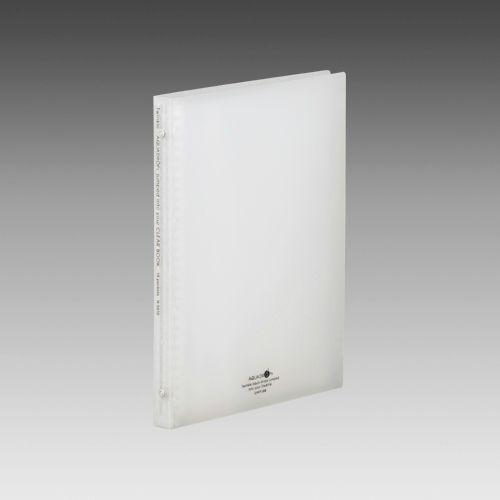 LIHIT LAB.＜リヒトラブ＞AQUA DROPs＜アクア ドロップス＞ クリヤーブック＜ポケット交換タイプ＞A4・S型(タテ型)30穴 乳白N5010-1 | 