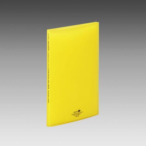 LIHIT LAB.＜リヒトラブ＞ AQUA DROPs＜アクア ドロップス＞　クリヤーブック(サイドベンツ)　A4/A3サイズ・S型(タテ型)　黄　N5040-5(N-5040-5) | 