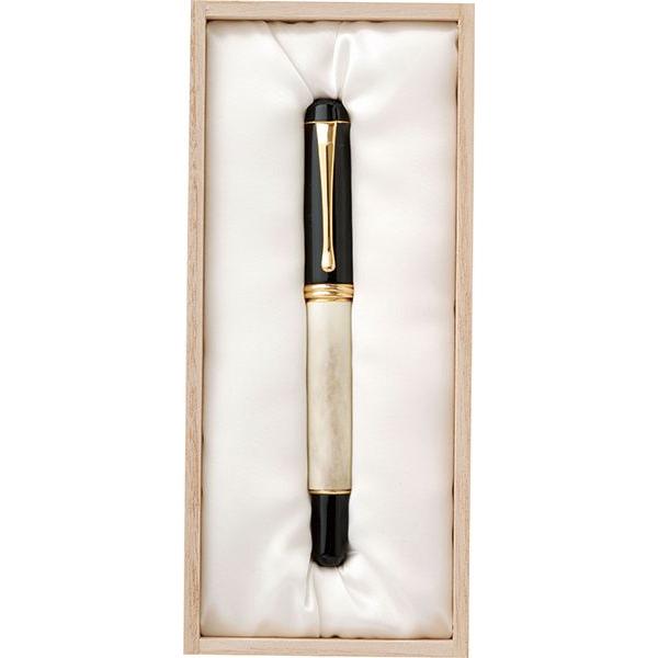 呉竹＜クレタケ＞　くれ竹 万年筆 夢銀河　鹿角　M(中字)　DBA140-2　ボック社製14K 金ペン先使用　 | セーラー万年筆 | 02