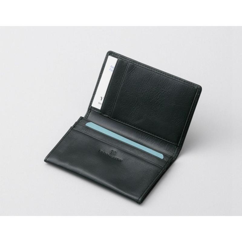 レイメイ藤井(Raymay)　ブルームズベリー　名刺入（笹マチ）　ブラック　NN8007B　名刺約30枚収納 |  | 01