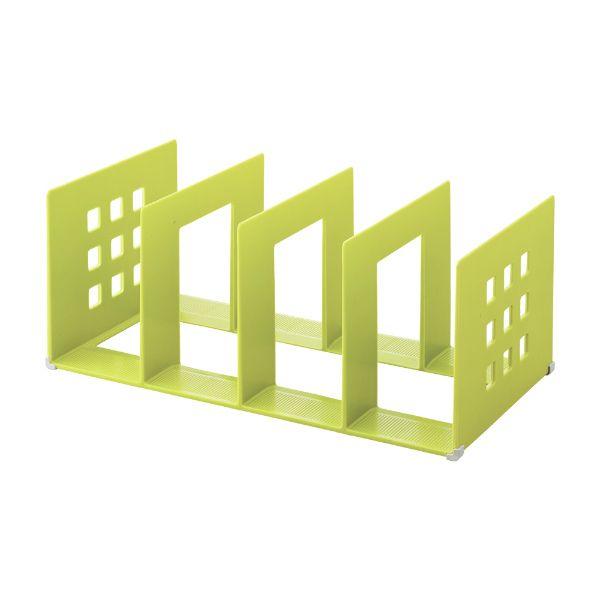 LIHIT LAB.＜リヒトラブ＞ 仕切ラック＜Ｌ＞ A-7322-6　黄緑 | 
