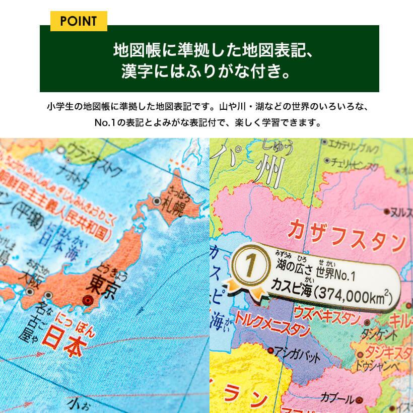 レイメイ藤井 Raymay 先生オススメ 小学校の地球儀 行政タイプ 地球儀 OYV11 球径20cm スケール付 Globe |  | 05