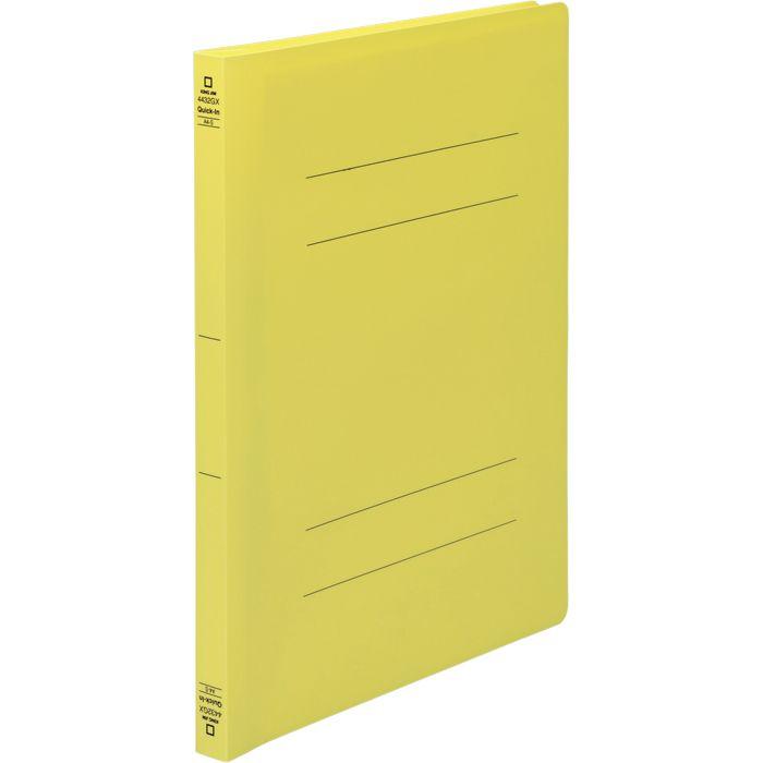 お得な10冊パック。キングジム＜KING JIM＞　フラットファイルクイックイン＜PP＞GX　A4　タテ型　黄　4432GXキイ | KING JIM