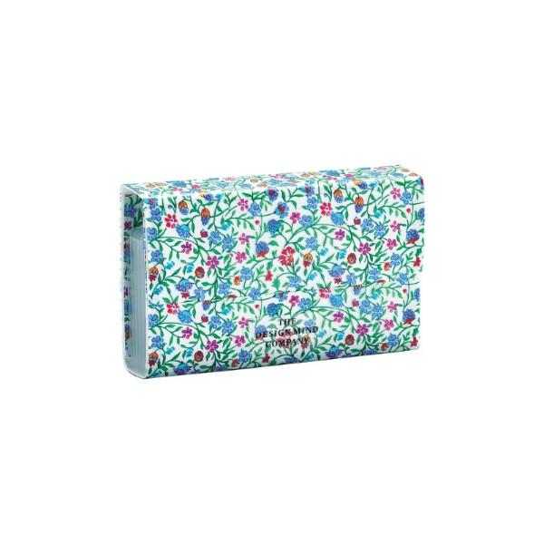 LIHIT LAB.＜リヒトラブ＞　FLOWER IMAGE＜フラワー イメージ＞ 通帳ホルダー　6P アオ D1184-8 | 