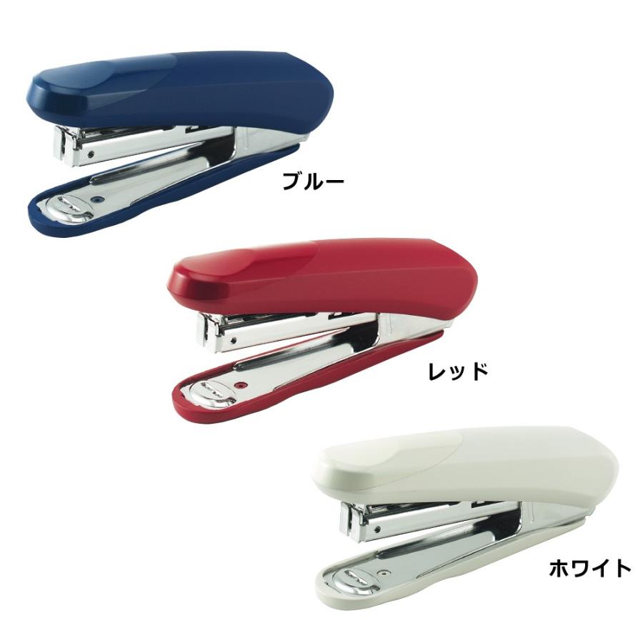 プラス(PLUS) ホッチキスハンディタイプ　ラクヒット (紙箱入） 20枚とじ　ST-010R ホワイト 5個セット　30-982 | PLUS | 01