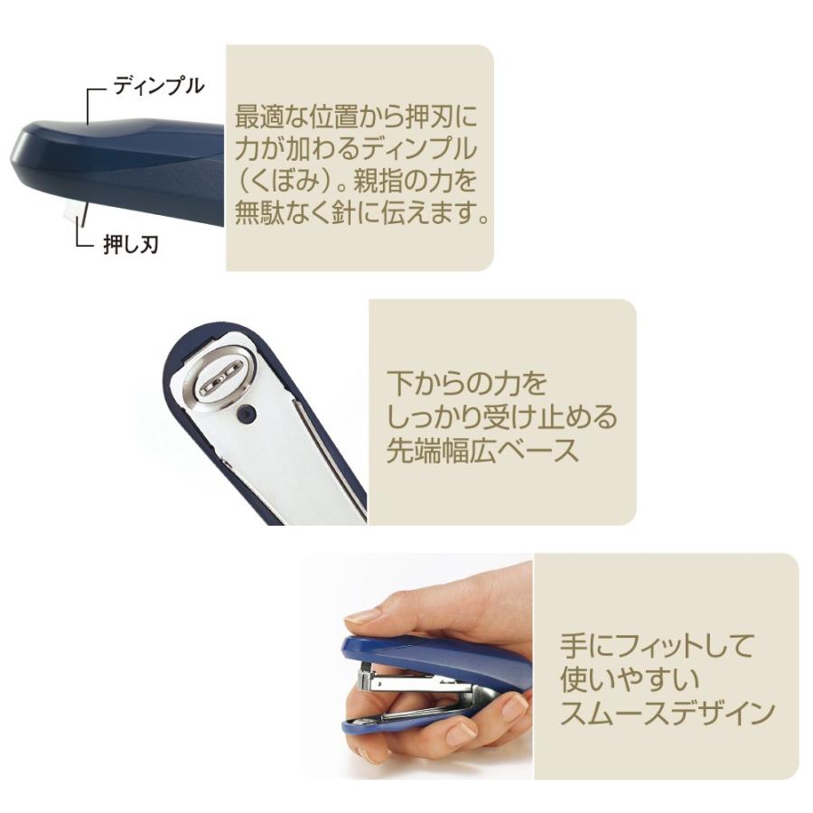 プラス(PLUS) ホッチキスハンディタイプ　ラクヒット針付 (ブリスターパック入） 20枚とじ　ST-010RH ホワイト 5個セット　30-985 | PLUS | 03