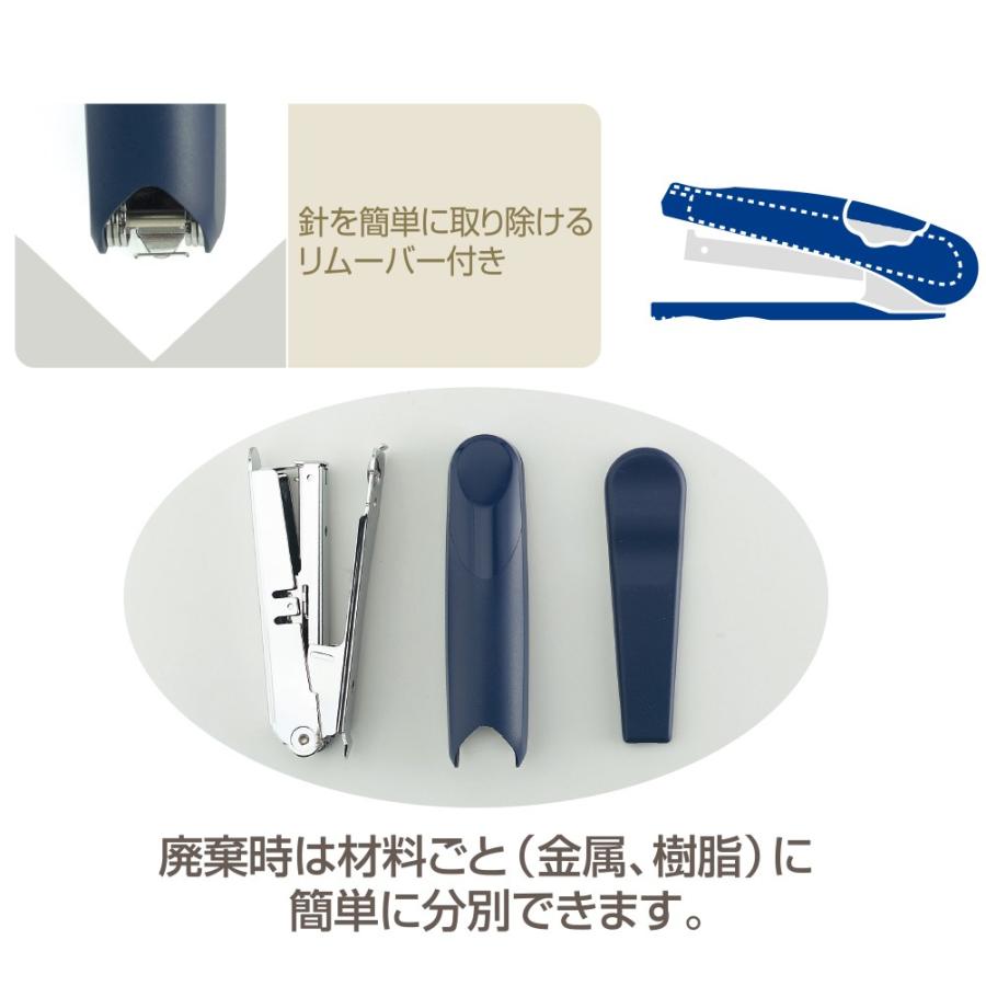 プラス(PLUS) ホッチキスハンディタイプ　ラクヒット針付 (ブリスターパック入） 20枚とじ　ST-010RH ホワイト 5個セット　30-985 | PLUS | 05