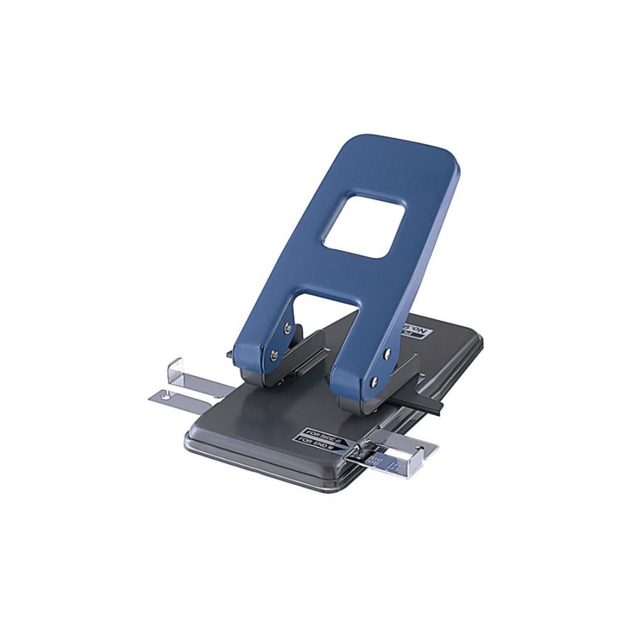 プラス(PLUS)パンチ ペーパーパンチ 2穴 特大サイズ 穴径6mm ブルー NO.90030-187 | PLUS