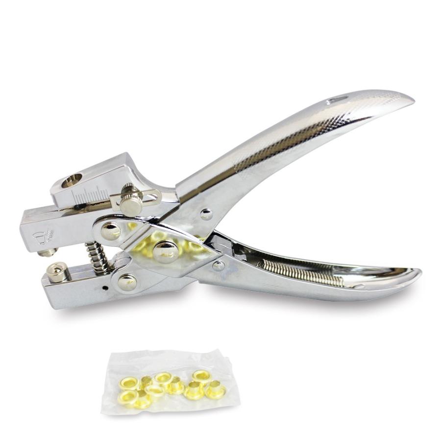 プラス(PLUS)パンチ 鳩目パンチ ハトメ 1穴 5mm 穴あけ枚数25枚　30-457 | PLUS | 03