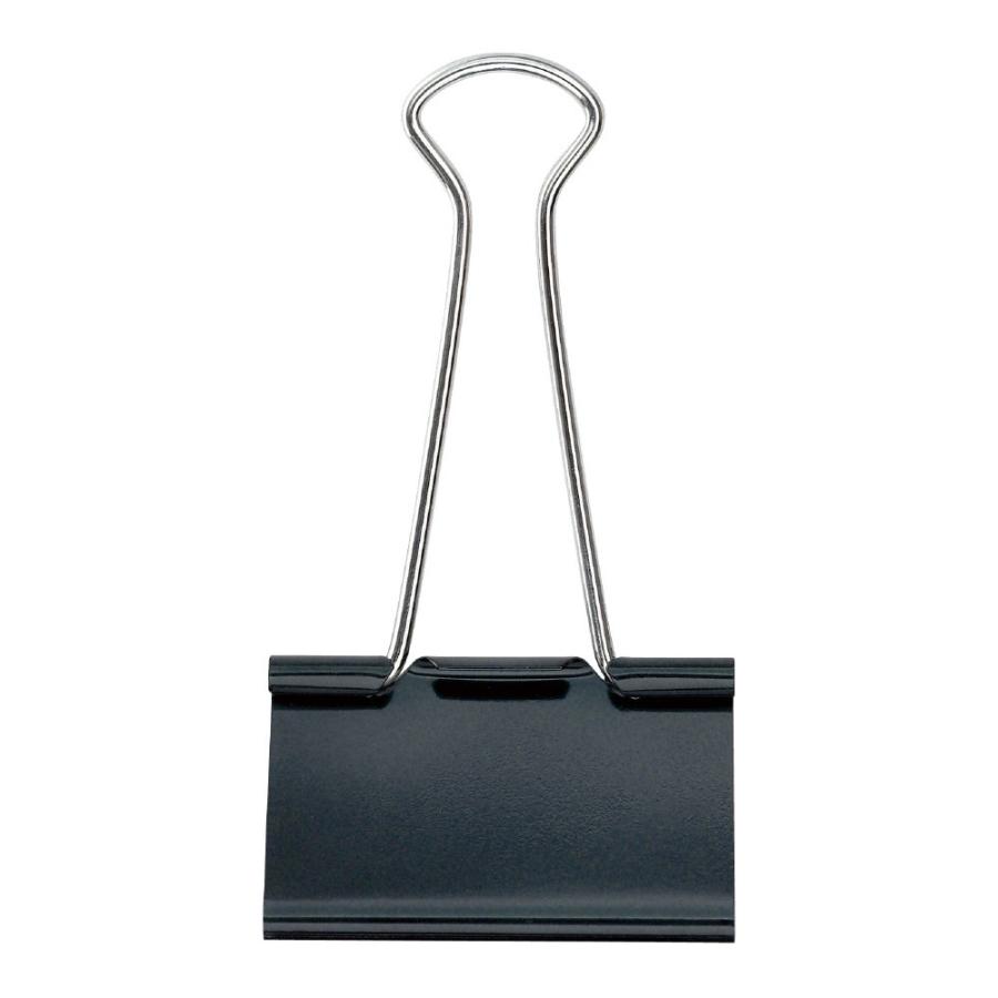 プラス(PLUS) クリップ ダブルクリップ 超特大 51型 10個入 120枚とじ 箱入り ブラック CP-101　35-440 | PLUS