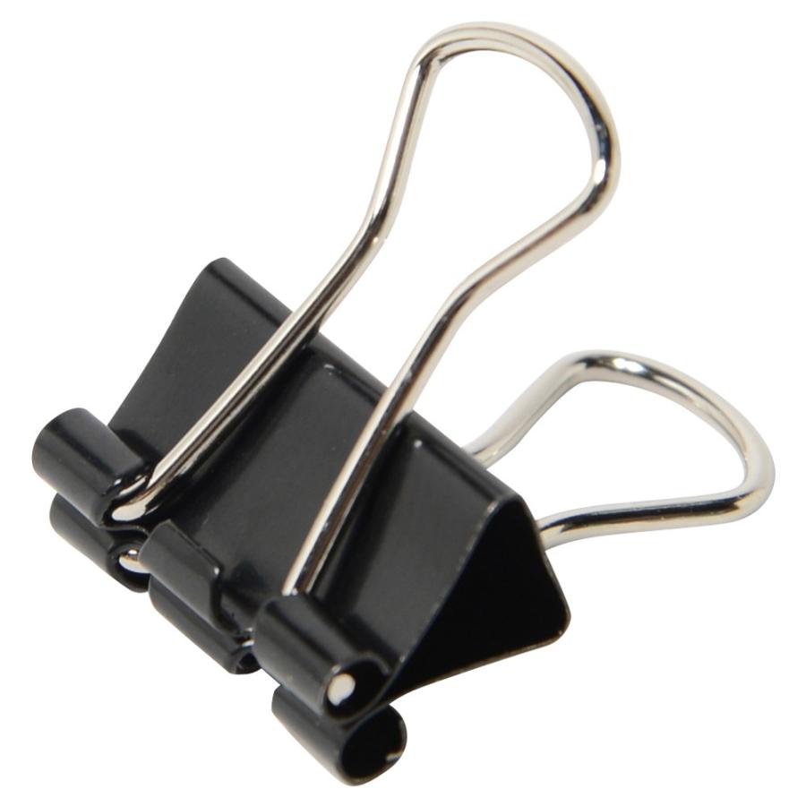 プラス(PLUS) クリップ ダブルクリップ 豆 100個入 徳用パック 30枚とじ ブラック CP-106-10P 35-468 | PLUS | 01