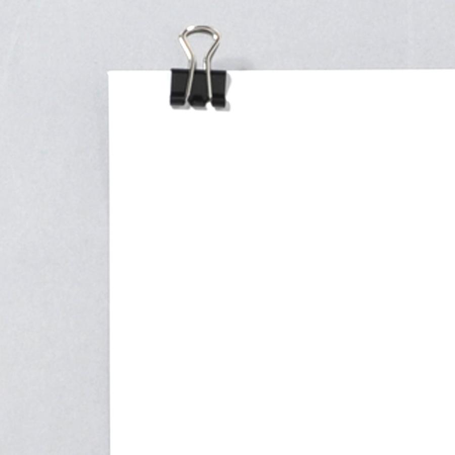 プラス(PLUS) クリップ ダブルクリップ 極豆 100個入 徳用パック 20枚とじ ブラック CP-107-10P 35-469 | PLUS | 03