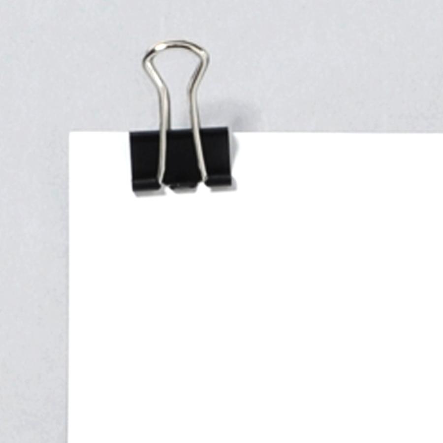 プラス(PLUS) クリップ ダブルクリップ 小 100個入 徳用 40枚とじ ブラック CP-105-10P 35-583 | PLUS | 03