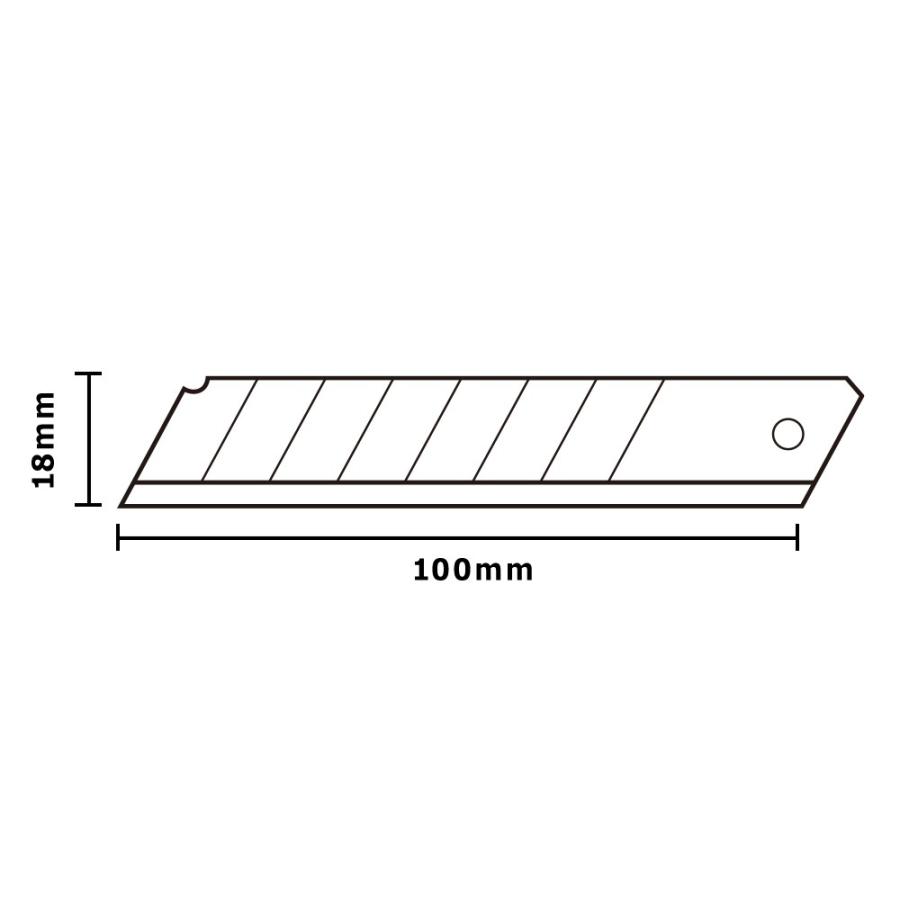 プラス(PLUS)カッターナイフ 替刃 Lサイズ用 10枚入 CU-204 35-996 | PLUS | 01