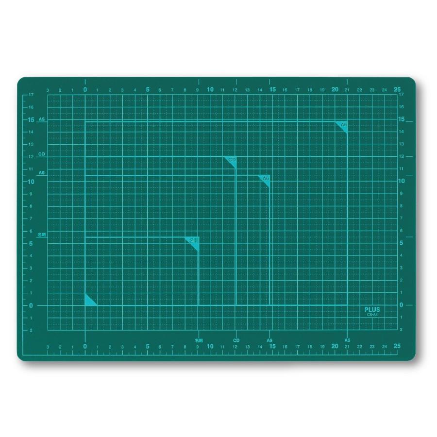 プラス(PLUS) カッティングマット A4サイズ CS-A4 GR グリーン 48-573 | PLUS