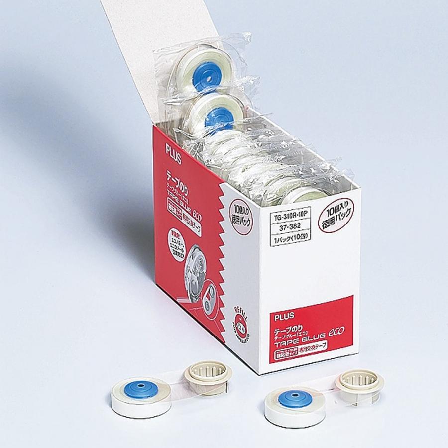 プラス(PLUS) テープのり リフィル テープグルーエコ 交換テープ 8.4mm幅 10個入 TG-310R-10P 37-382 | PLUS