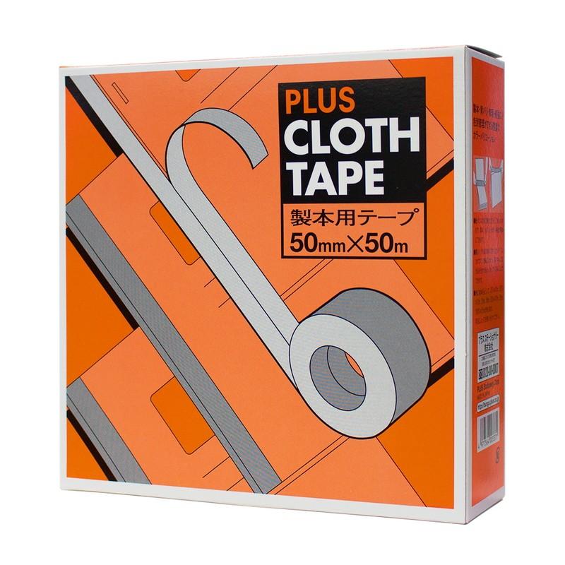 プラス(PLUS) 製本テープ 紙クロステープ  50mm×50m 黒 43-701 | PLUS | 01