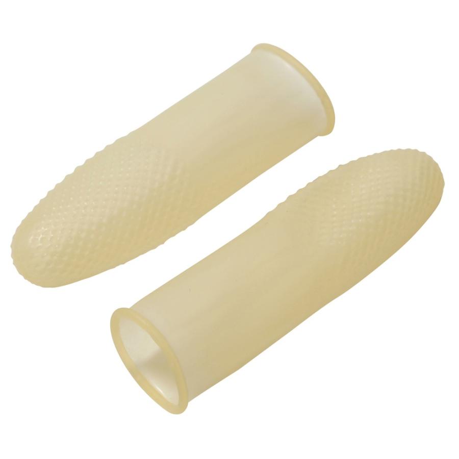 プラス(PLUS) 指サック M 10個入 アメ色 KM-302A　35-949 | PLUS