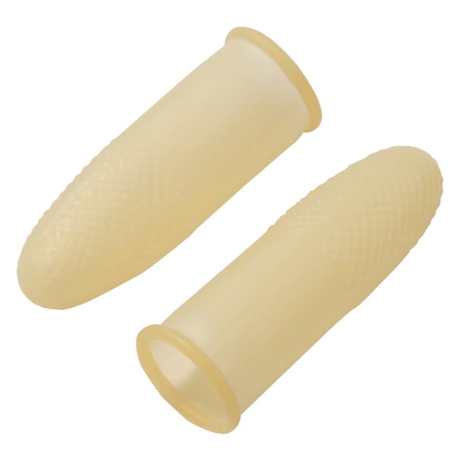 プラス(PLUS) 指サック S 10個入 アメ色 KM-301A　35-950 | PLUS