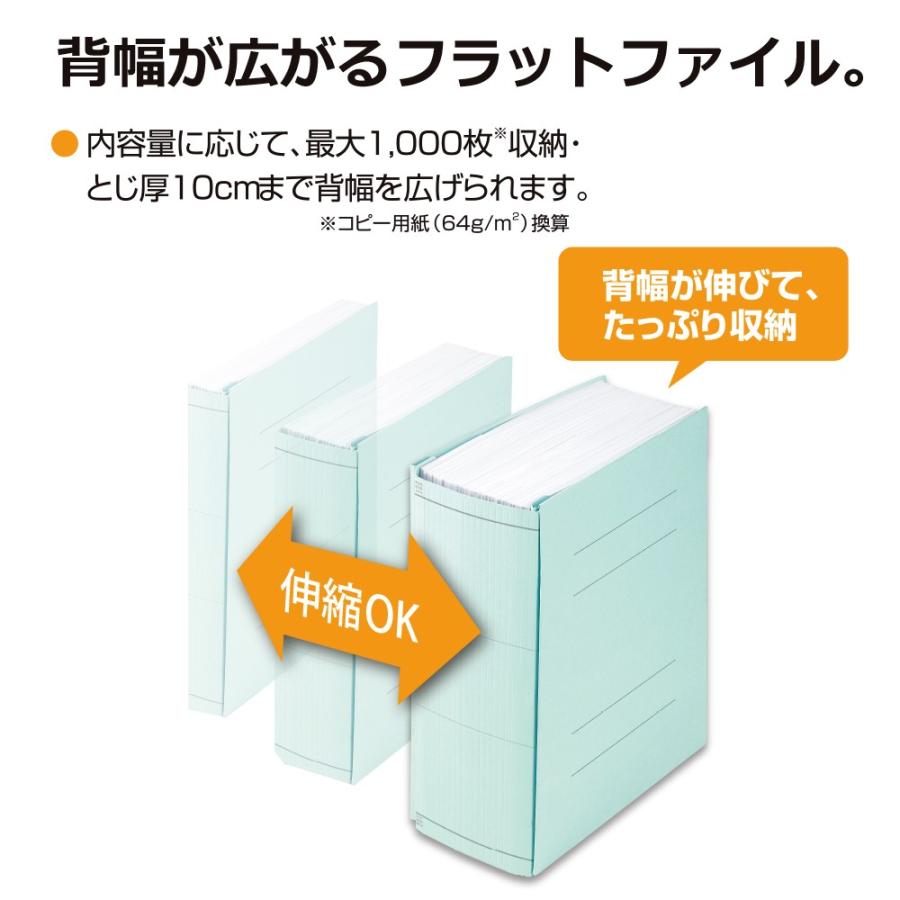 プラス(PLUS)間伐材 フラットファイル 背幅伸縮 セノバス A4-S グリーン FL-021SK　86-946 | PLUS | 01