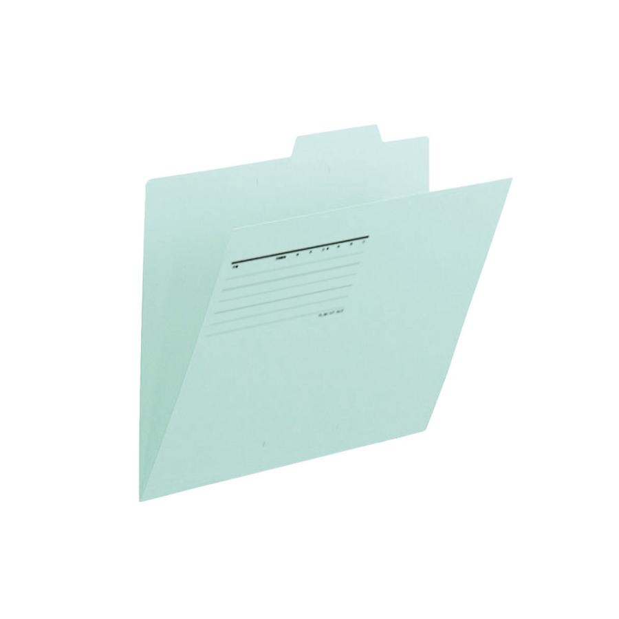 プラス(PLUS)間伐材 個別フォルダー A4-E ブルー FL-061KIF　10冊パック　86-955 | PLUS