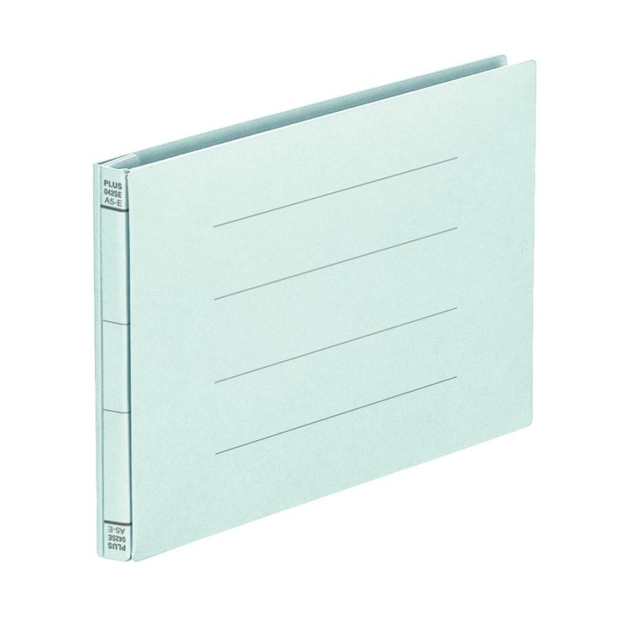 プラス(PLUS)背幅伸縮フラットファイル セノバス エコノミー つづり紐タイプ A5-E ブルー FL-042SH　88-455 | PLUS