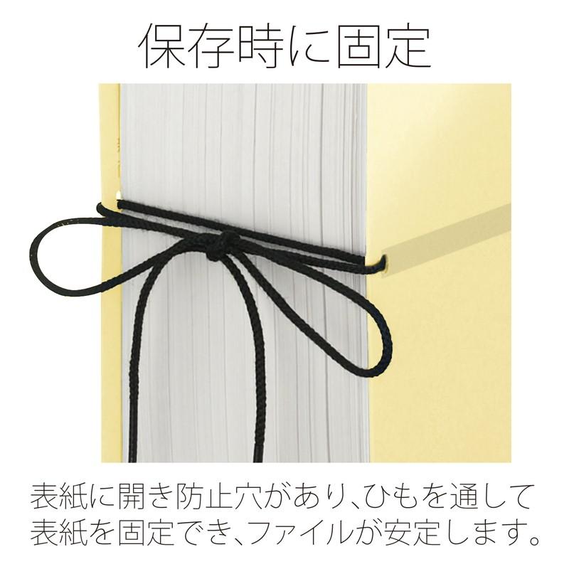 プラス(PLUS)背幅伸縮フラットファイル セノバス 替え表紙 つづり紐タイプ A4-S ベージュ FL-023SH　89-136 | PLUS | 07