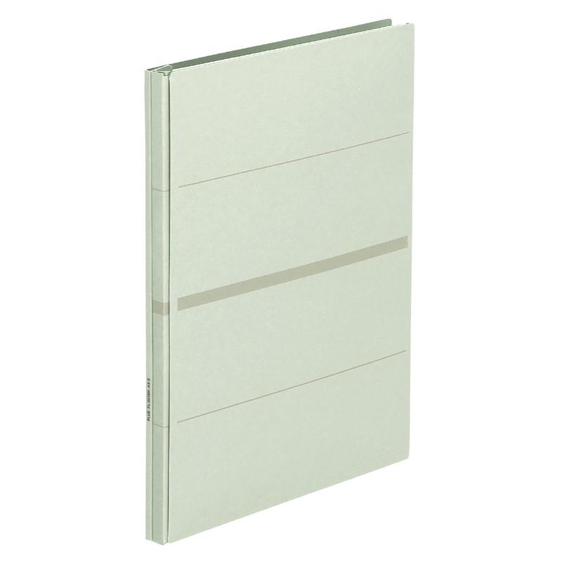 プラス(PLUS)背幅伸縮フラットファイル セノバス 替え表紙 つづり紐タイプ A4-S グレー FL-023SH　89-137 | PLUS