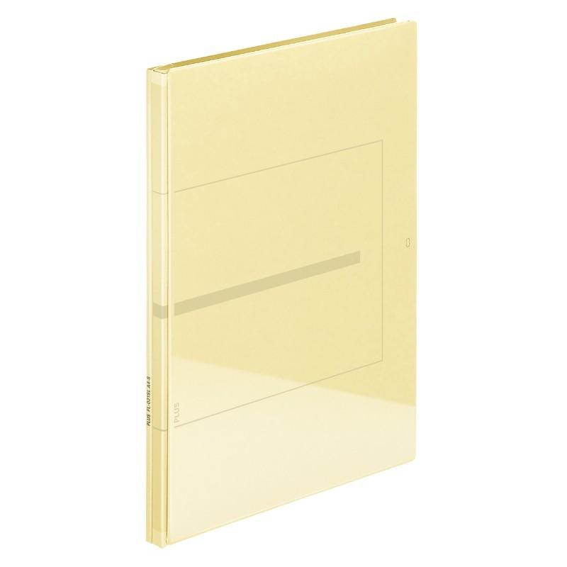 プラス(PLUS)背幅伸縮フラットファイル セノバス EX 樹脂とじ具 A4-S ベージュ FL-021SL　89-146 | PLUS