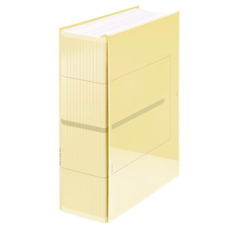 プラス(PLUS)背幅伸縮フラットファイル セノバス EX 樹脂とじ具 A4-S ベージュ FL-021SL　89-146 | PLUS | 01