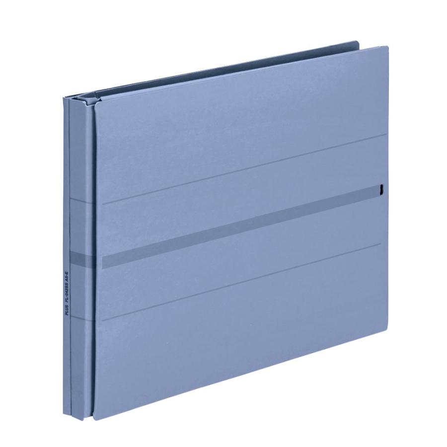 プラス(PLUS) 背幅伸縮フラットファイル セノバス 樹脂とじ具 A5-E ブルー FL-042SS 82-318 | PLUS