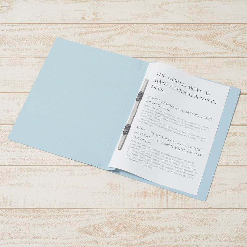 プラス(PLUS)エコノミー フラットファイル 30冊パック A4-S 150枚とじ ロイヤルブルー NO.021E*3　79-351*3 | PLUS | 03