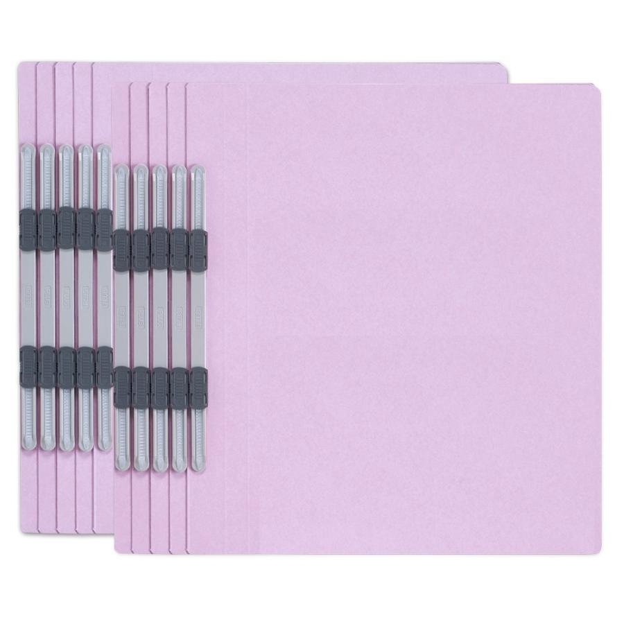 プラス(PLUS)エコノミー フラットファイル 10冊パック A4-S 150枚とじ バイオレット NO.021E　79-352 | PLUS